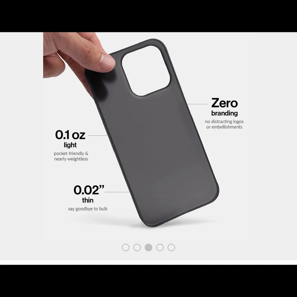 TOTALLEE IPHONE 13 PRO THIN FROSTED BLACK CASE